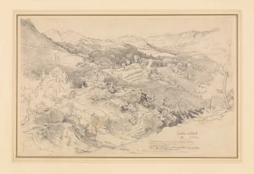 View from Civitella, Near Olevano